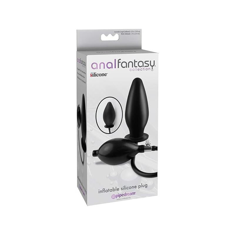 Plug Anal Inflable Color Negro