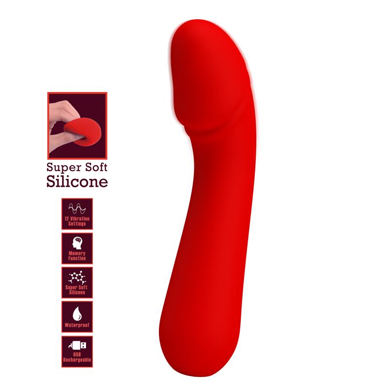 Cetus Vibrador Rojo