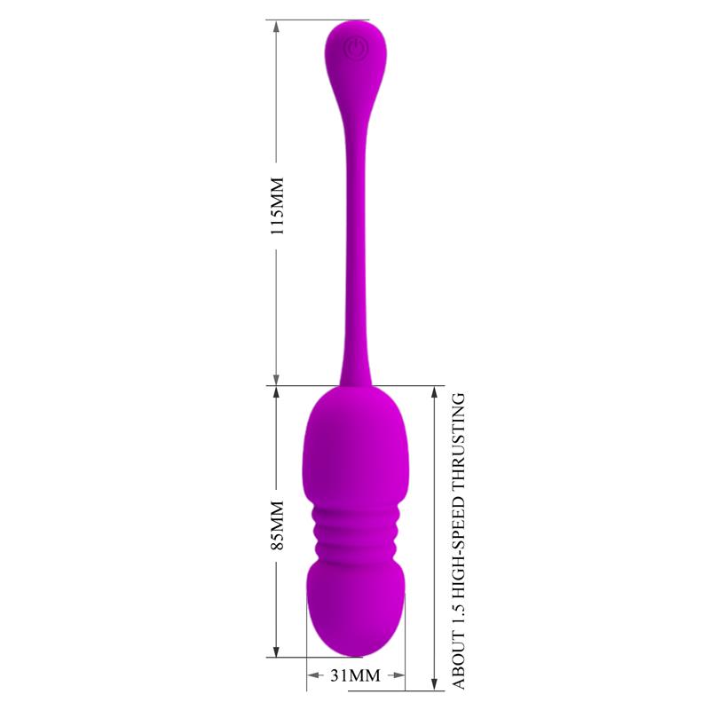 Callieri Huevo Vibrador con Thrusting y Control Remoto