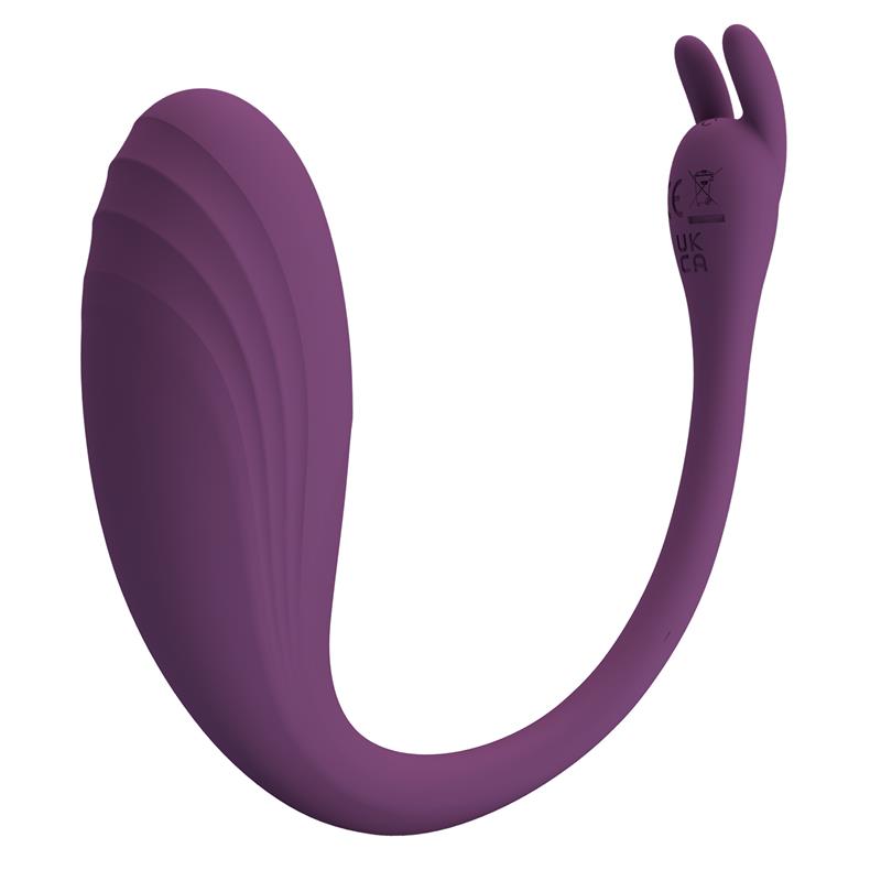 Catalina Huevo Vibrador con APP Purpura