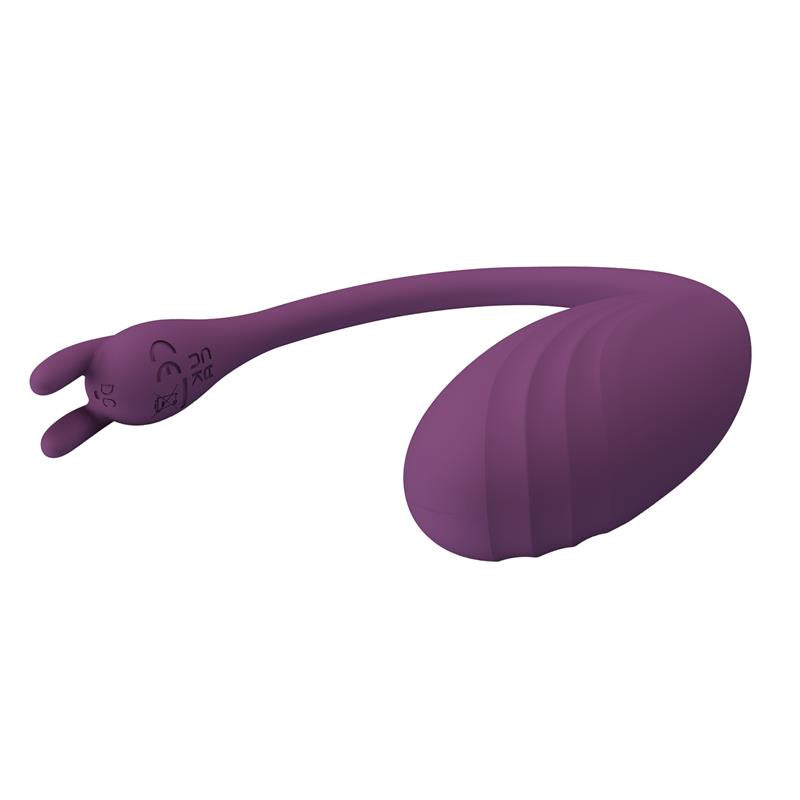 Catalina Huevo Vibrador con APP Purpura