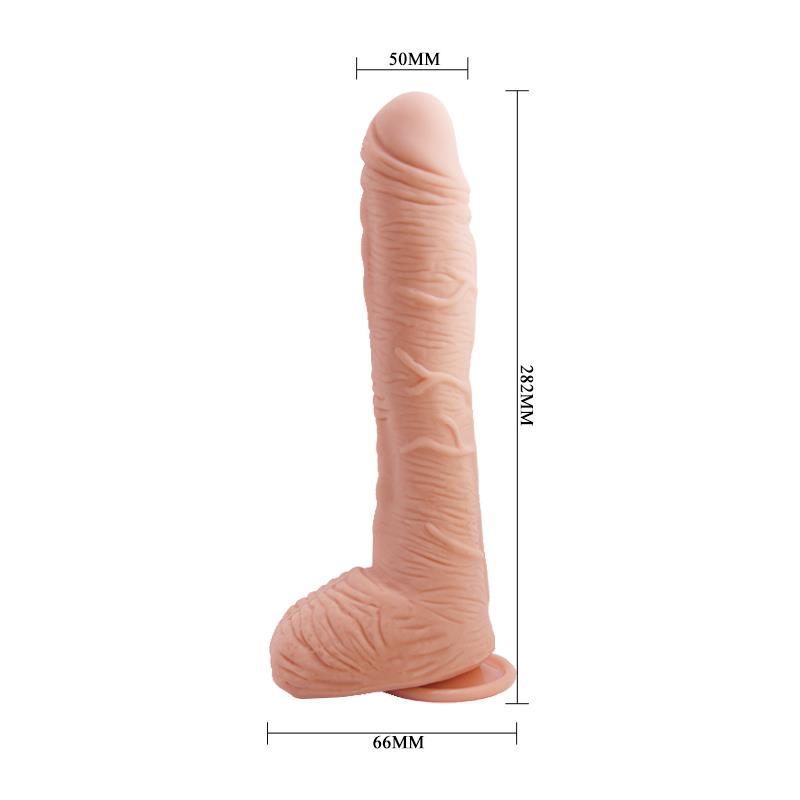 Alex Dildo con Testiculos Punto G con Ventosa Natural