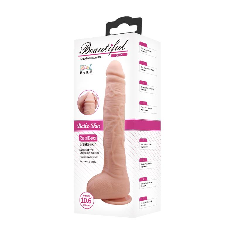 Dick Dildo Realista con Ventosa Natural