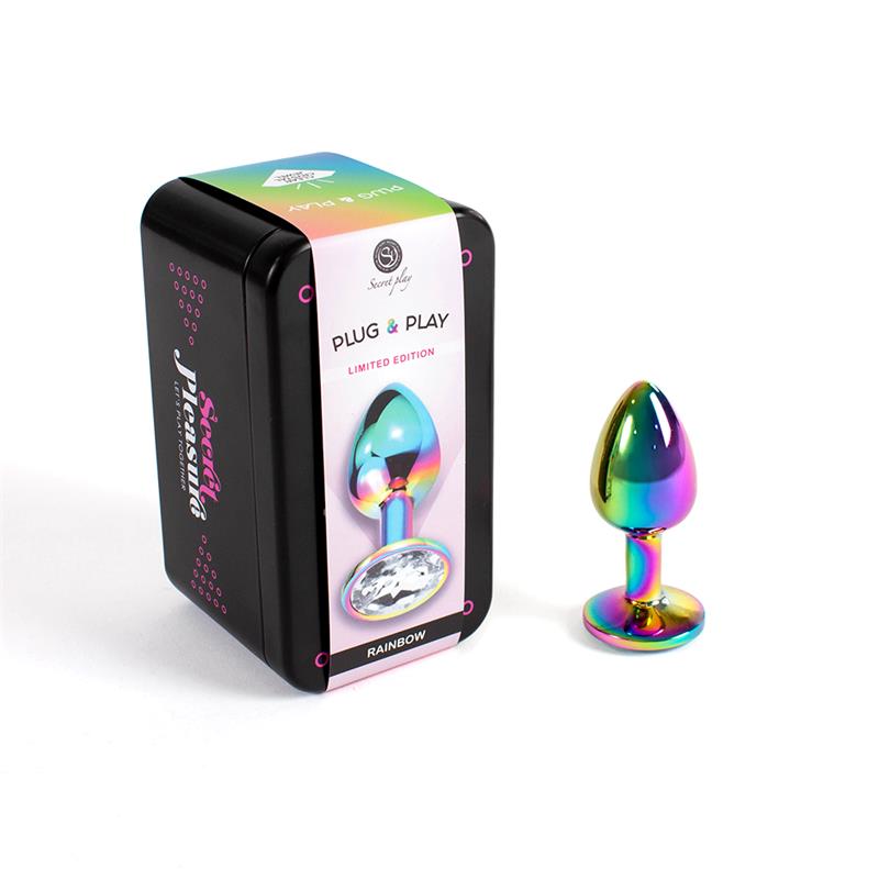 Plug Anal de Metal Rainbow Talla S