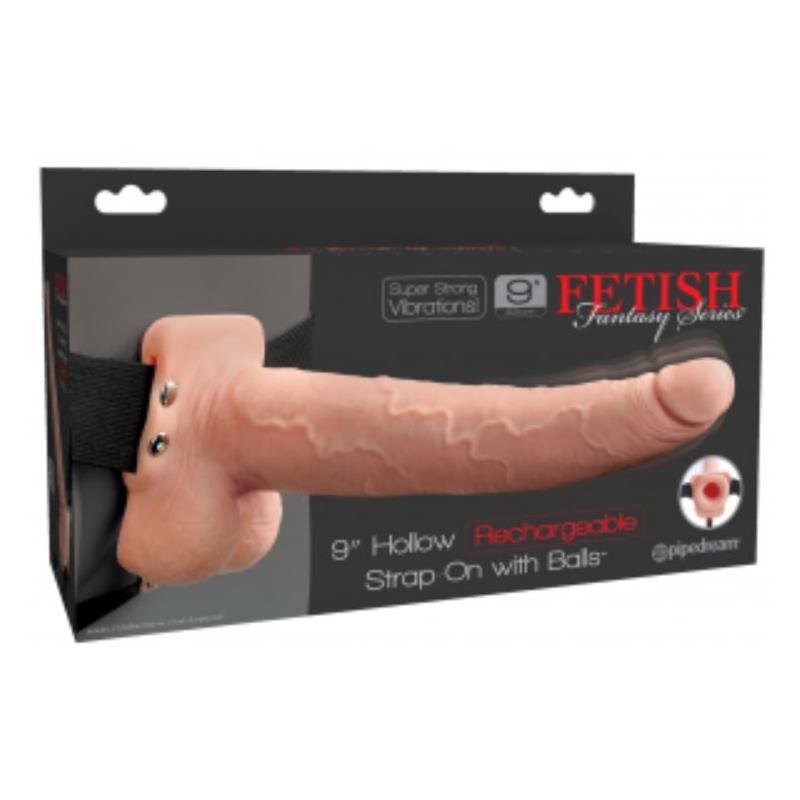 Arnes Elastico con Dildo Hueco 9 10 Funciones Vibracion USB Natural