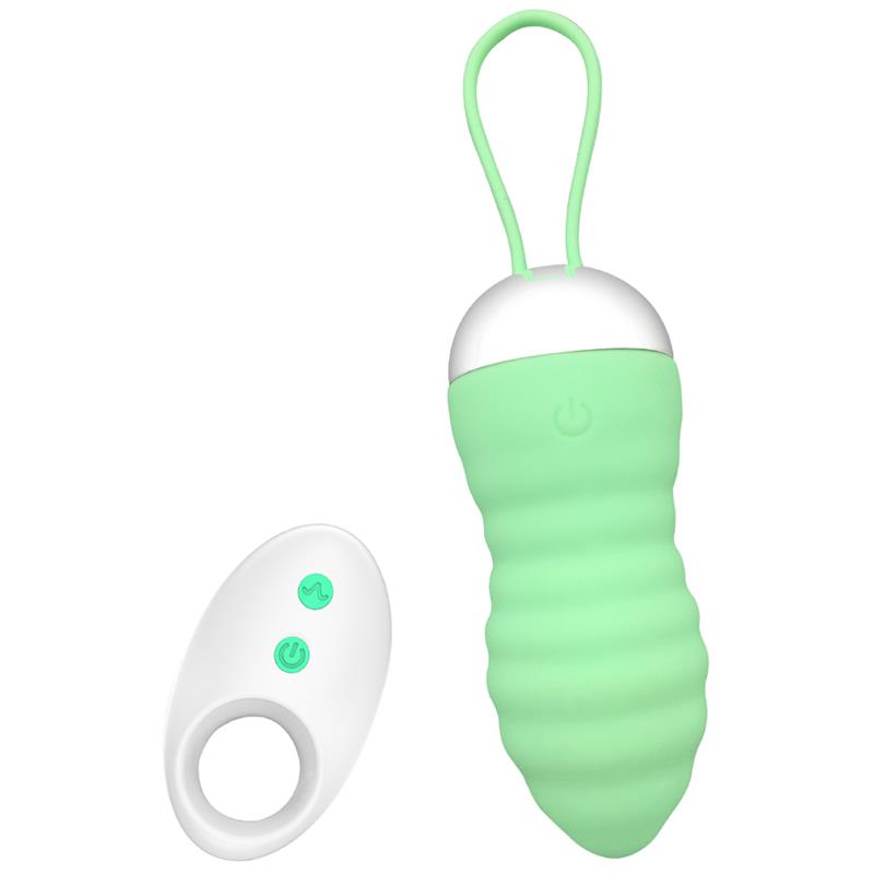 Brightgreen Huevo Vibrador Control Remoto USB Silicona