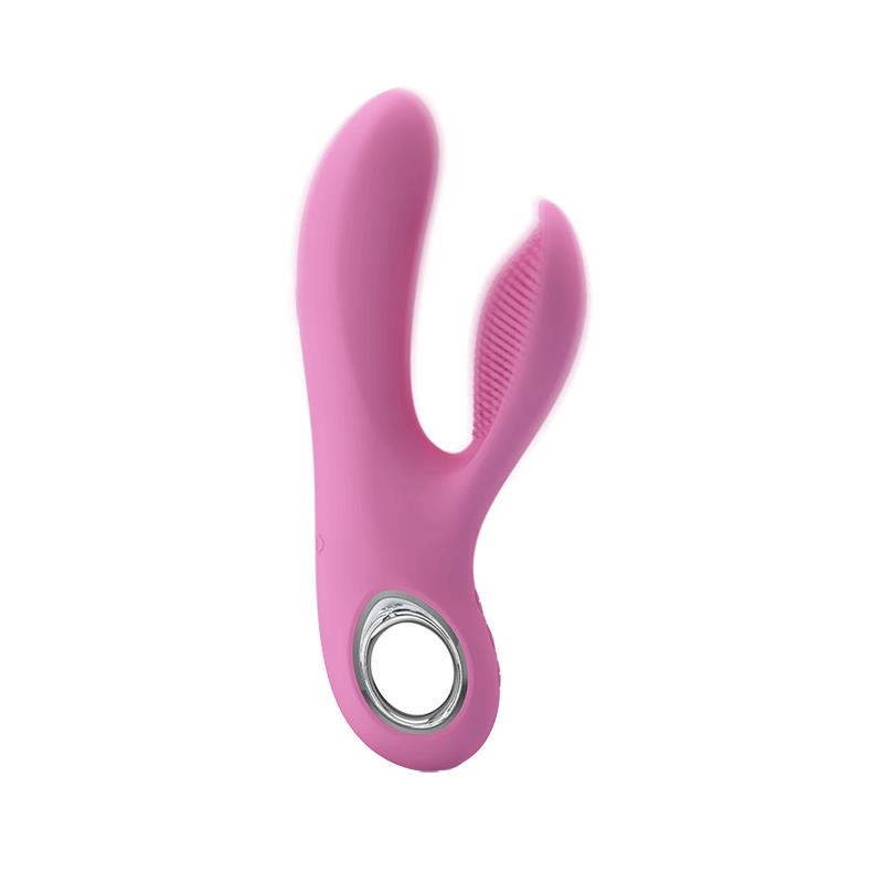 Vibrador Canrol USB Silicona Rosa Suave