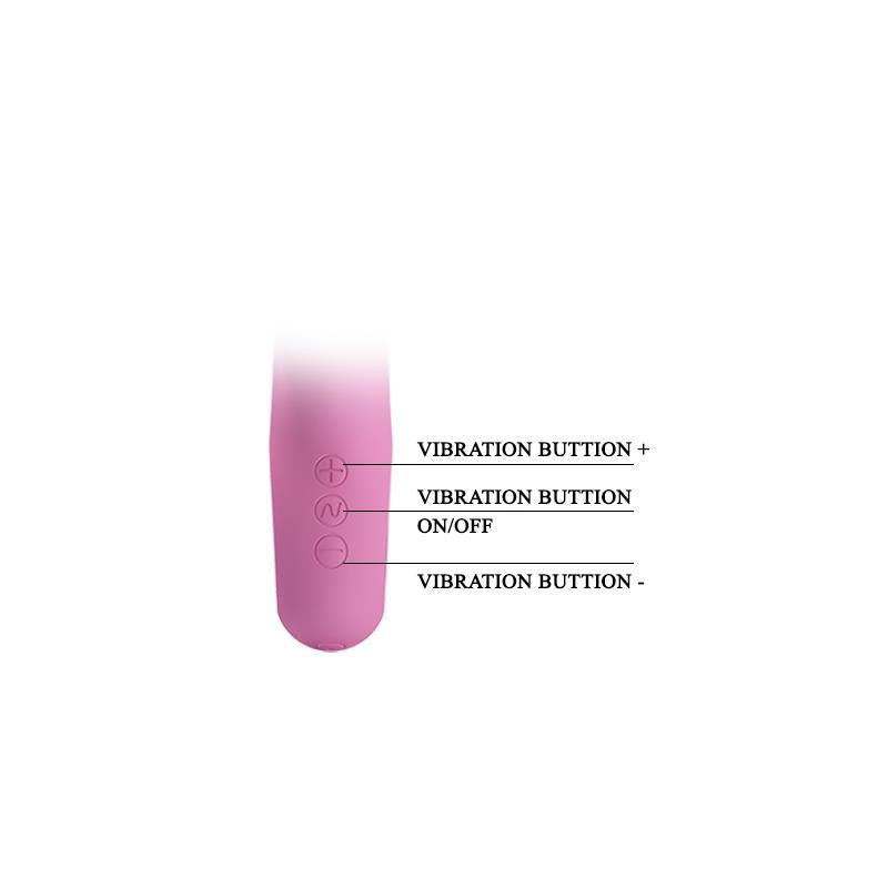 Vibrador Canrol USB Silicona Rosa Suave